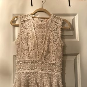 Rebecca Taylor lace peplum top